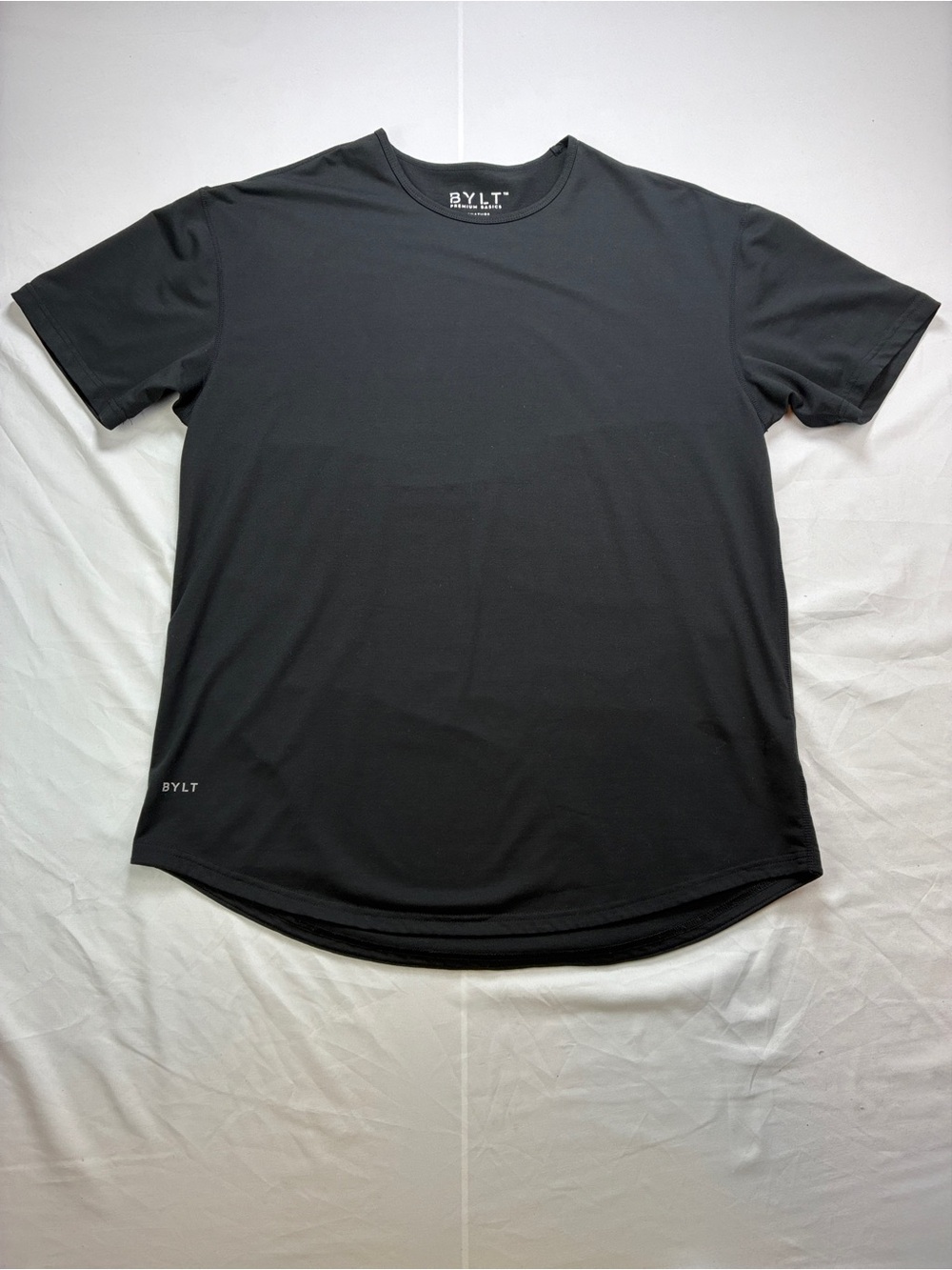 BYLT Premium Basics Signature Short Sleeve Crew Tee — Black